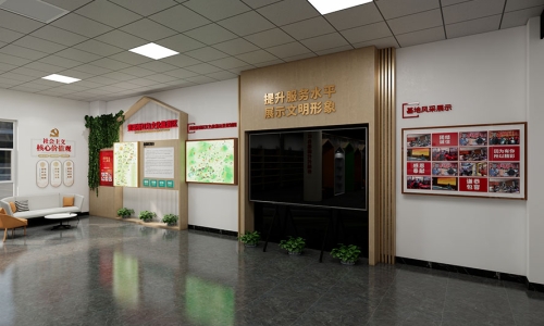 新时代文明实践所文化墙设计