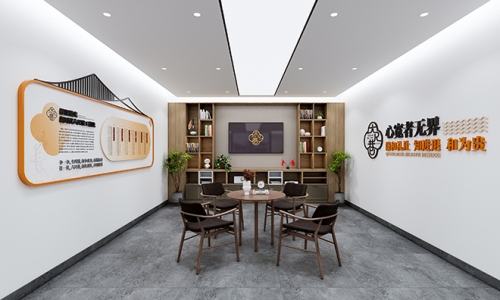 综治调解室文化墙设计，调解室效果图设计32