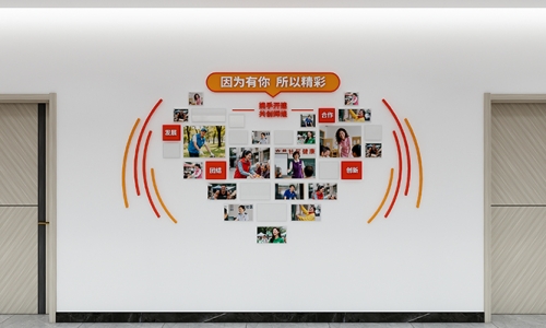 照片墙设计，风采墙设计4