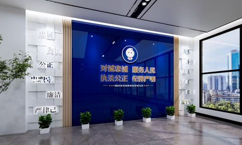 公安警务文化墙设计源文件2