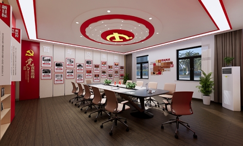 党员活动室文化墙设计50