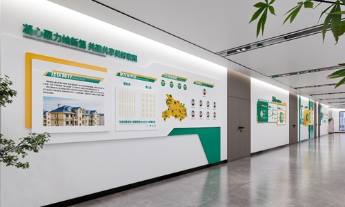 社区走道文化墙设计18